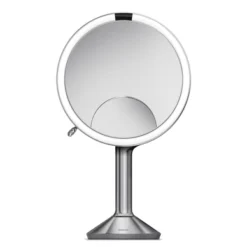 Mirroir à Capteur Simplehuman Touch Control Trio Argent