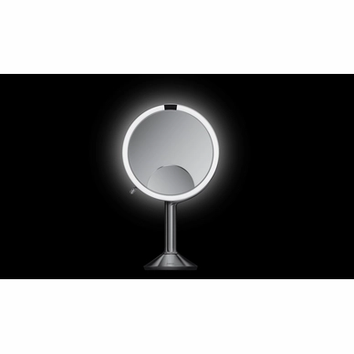 Mirroir à Capteur Simplehuman Touch Control Trio Argent 8 Mirroir à Capteur Simplehuman Touch Control Trio Argent – Image 6