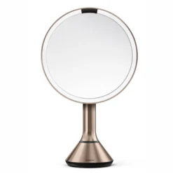 Mirroir à Capteur Simplehuman 5x Elargissant Or