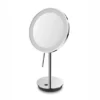 Miroir De Maquillage Zack Alona LED Standing High Gloss 2 Miroir De Maquillage Zack Alona LED Standing High Gloss -Salle De Bain Boutique 1 zack alona cosmeticaspiegel 13.3x20x37.8cm staand spiegel kantelbaar met batterijen hoogglans gepolijst sw484538