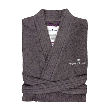 Peignoir Tom Tailor Kimono Terry Gris Foncé 3 Peignoir Tom Tailor Kimono Terry Gris Foncé