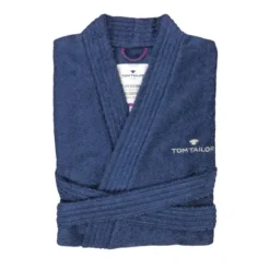 Peignoir Tom Tailor Kimono Terry Bleu Foncé