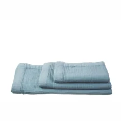 Serviette De Toilette VT Wonen Cuddle Towel Blue (60 X 110 Cm) -Salle De Bain Boutique 2 183082 0