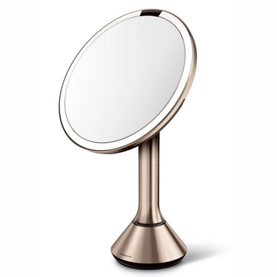 Mirroir à Capteur Simplehuman 5x Elargissant Or 4 Mirroir à Capteur Simplehuman 5x Elargissant Or – Image 2