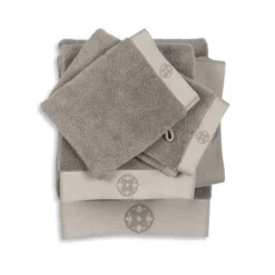 Serviette Kayori Yu Sable (50 X 100 Cm) 5 Serviette Kayori Yu Sable (50 X 100 Cm) -Salle De Bain Boutique 2 kayori yu badgoed zand stapel 4 1