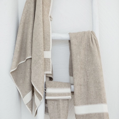Serviette De Douche Libeco Simi Flax Linnen (Set De 2) 4 Serviette De Douche Libeco Simi Flax Linnen (Set De 2) – Image 2
