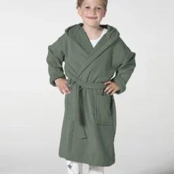 Peignoir Seahorse Pure Enfant Laurel -Salle De Bain Boutique 3 SH Pure laurel bathrobe kid