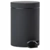 Poubelle à Pédale Zone Denmark Solo Black -Salle De Bain Boutique 330168