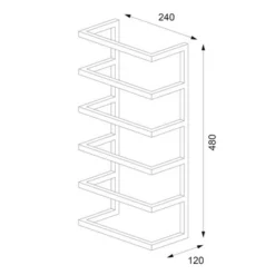 Porte Serviette Sealskin Carré Large Noir 10 Porte Serviette Sealskin Carré Large Noir -Salle De Bain Boutique 4 4008913963401 5