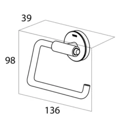 Porte-rouleau Tiger Urban Blanc 13 Porte-rouleau Tiger Urban Blanc -Salle De Bain Boutique 4008911316049 14