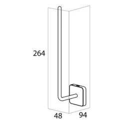 Porte Rouleau De Rechange Tiger Onu RVS 11 Porte Rouleau De Rechange Tiger Onu RVS -Salle De Bain Boutique 4008911317480 5