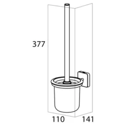 Brosse WC Tiger Onu RVS -Salle De Bain Boutique 4008911319415 5