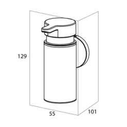 Distributeur De Savon Tiger Noon Moyen Noir -Salle De Bain Boutique 4008911320480 8