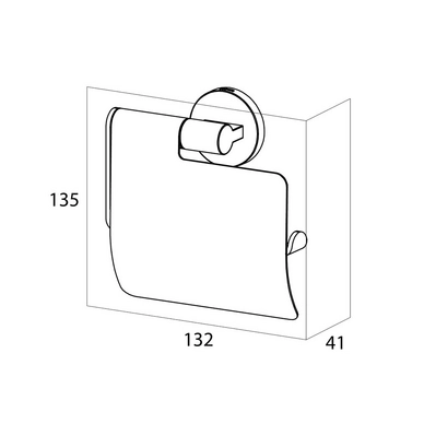 Porte-Papier Toilette Tiger Noon Avec Clapet Acier Inoxydable Brossé 5 Porte-Papier Toilette Tiger Noon Avec Clapet Acier Inoxydable Brossé – Image 3