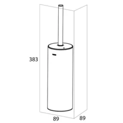 Brosse De Toilette Tiger Noon Auto Portante Chrome 9 Brosse De Toilette Tiger Noon Auto Portante Chrome -Salle De Bain Boutique 4008911322040 4