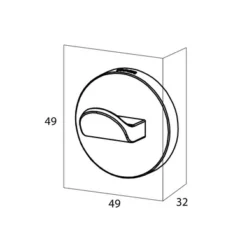 Crochet Tiger Noon Grand Noir 10 Crochet Tiger Noon Grand Noir -Salle De Bain Boutique 4008911322071 5