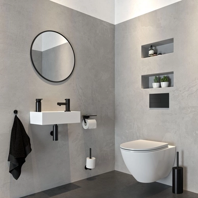 Brosse De Toilette Tiger Noon Auto Portante Noire 6 Brosse De Toilette Tiger Noon Auto Portante Noire – Image 4