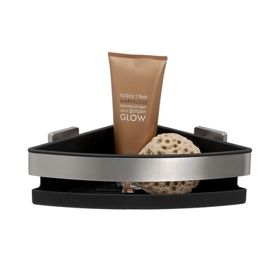 Panier De Douche Tiger Dock Angle Acier Inoxydable Brossé 3 Panier De Douche Tiger Dock Angle Acier Inoxydable Brossé