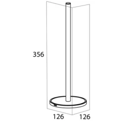 Porte Rouleau De Rechange Tiger Tune Autoportant Messing Noir 11 Porte Rouleau De Rechange Tiger Tune Autoportant Messing Noir -Salle De Bain Boutique 4008911325034 5