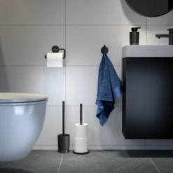 Porte Rouleau De Rechange Tiger Tune Autoportant Messing Noir Métal -Salle De Bain Boutique 4008911325041 3