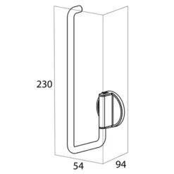 Porte Rouleau De Rechange Tiger Tune Messing Argent -Salle De Bain Boutique 4008911325416 5