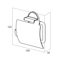 Porte-rouleau Tiger Tune Rabat Messing Or -Salle De Bain Boutique 4008911326062 5
