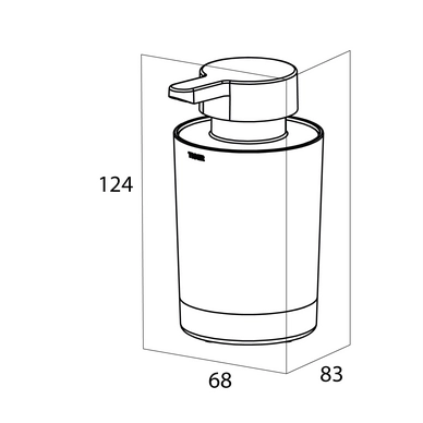 Distributeur De Savon Tiger Tune Autoprtant Noir Métal 5 Distributeur De Savon Tiger Tune Autoprtant Noir Métal – Image 3
