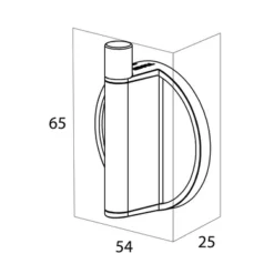 Crochet Tiger Tune Messing Noir -Salle De Bain Boutique 4008911327014 5
