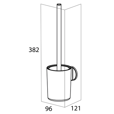 Brosse WC Tiger Tune Avec Support RVS Noir Argent 8 Brosse WC Tiger Tune Avec Support RVS Noir Argent – Image 6