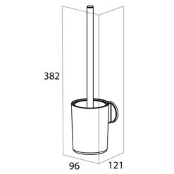 Brosse WC Tiger Tune Avec Support Noir Métal 17 Brosse WC Tiger Tune Avec Support Noir Métal -Salle De Bain Boutique 4008911327441 8