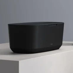 Boîte De Rangement Tiger Tess Noir Anthracite Avec Couvercle -Salle De Bain Boutique 4008911328011 4