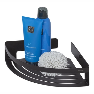 Panier De Douche Tiger Caddy Angle Grand Noir 4 Panier De Douche Tiger Caddy Angle Grand Noir – Image 2