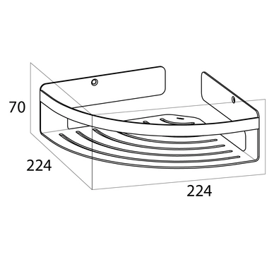 Panier De Douche Tiger Caddy Angle Grand Noir 8 Panier De Douche Tiger Caddy Angle Grand Noir – Image 6