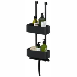 Etagère De Douche Tiger 2-Store 25 Cm Black