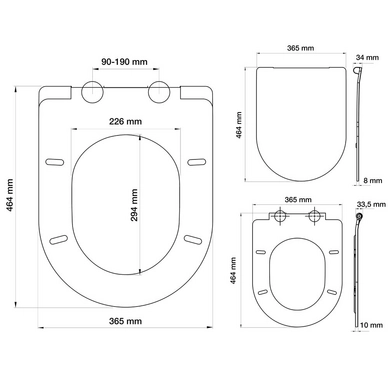 TIGER Abattant WC à Frein De Chute Carter Blanc 8 TIGER Abattant WC à Frein De Chute Carter Blanc – Image 6
