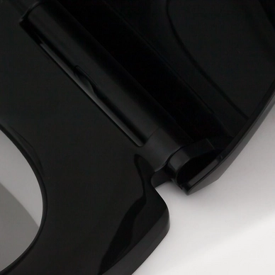 Abattant WC Avec Réducteur Tiger Tulsa Thermoplast Noir 9 Abattant WC Avec Réducteur Tiger Tulsa Thermoplast Noir – Image 7