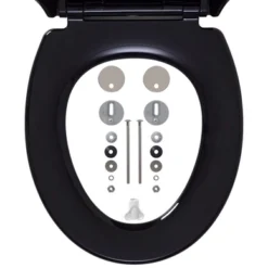 Abattant WC Avec Réducteur Tiger Tulsa Thermoplast Noir 31 Abattant WC Avec Réducteur Tiger Tulsa Thermoplast Noir -Salle De Bain Boutique 4008912500089 14