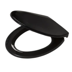 Abattant WC Avec Réducteur Tiger Tulsa Thermoplast Noir