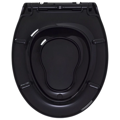 Abattant WC Avec Réducteur Tiger Tulsa Thermoplast Noir 13 Abattant WC Avec Réducteur Tiger Tulsa Thermoplast Noir – Image 11