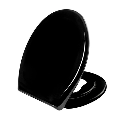 Abattant WC Avec Réducteur Tiger Tulsa Thermoplast Noir 6 Abattant WC Avec Réducteur Tiger Tulsa Thermoplast Noir – Image 4