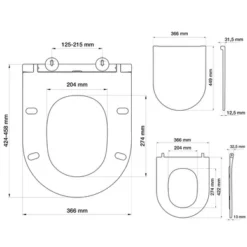 Lunettes WC Tiger Elvas Blanc 22 Lunettes WC Tiger Elvas Blanc -Salle De Bain Boutique 4008912509020 13