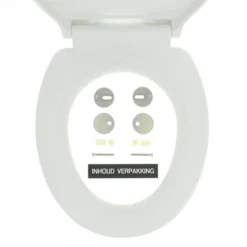 Abattant WC Avec Frein De Chute Tiger Burton Blanc -Salle De Bain Boutique 4008912514116 6