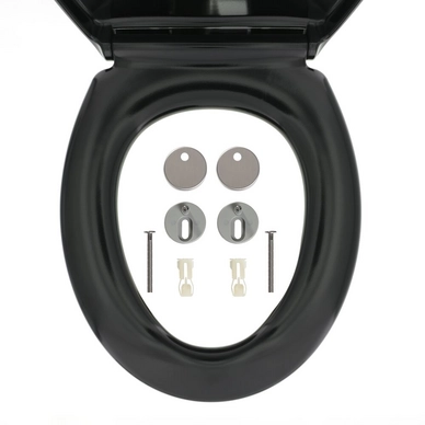 Abattant WC à Frein De Chute Tiger Ventura Noir 8 Abattant WC à Frein De Chute Tiger Ventura Noir – Image 6