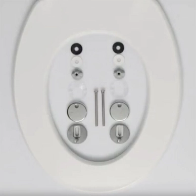 Abattant WC Avec Frein De Chute Tiger Mississippi Blanc 5 Abattant WC Avec Frein De Chute Tiger Mississippi Blanc – Image 3