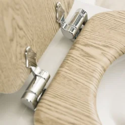 Abattant WC Avec Frein De Chute Tiger Steigerhout Bois Marron -Salle De Bain Boutique 4008912520087 3