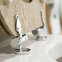 Abattant WC Avec Frein De Chute Tiger Steigerhout Bois Marron -Salle De Bain Boutique 4008912520087 4