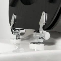 Abattant WC Avec Frein De Chute Tiger Blackwash Bois Noir 16 Abattant WC Avec Frein De Chute Tiger Blackwash Bois Noir -Salle De Bain Boutique 4008912520452 4