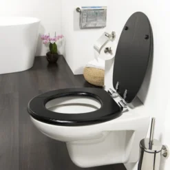 Abattant WC Avec Frein De Chute Tiger Blackwash Bois Noir 14 Abattant WC Avec Frein De Chute Tiger Blackwash Bois Noir -Salle De Bain Boutique 4008912520452 5