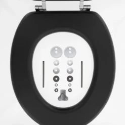 Abattant WC Tiger Leatherlook Bois Noir 15 Abattant WC Tiger Leatherlook Bois Noir -Salle De Bain Boutique 4008912525402 1 2