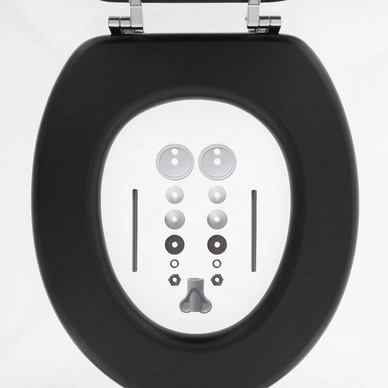 Abattant WC Tiger Leatherlook Bois Noir 8 Abattant WC Tiger Leatherlook Bois Noir – Image 6